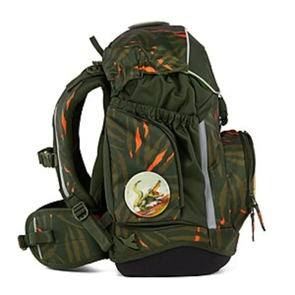 ergobag Pack Set Schulranzen-Set ExBärdition, 6-teilig Grün Orange 20 Liter