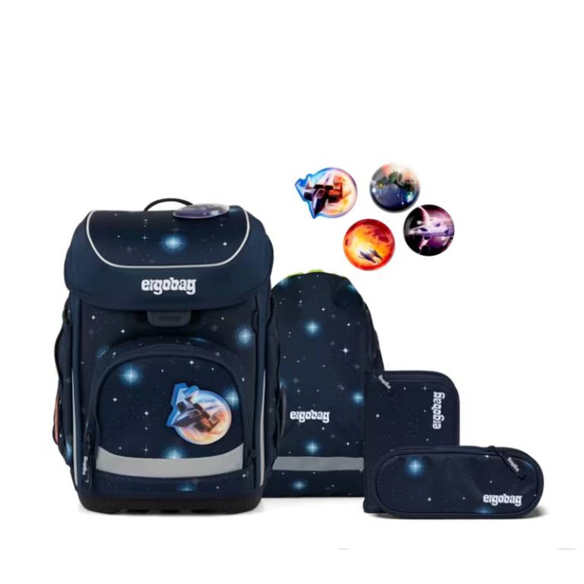 ergobag Schulranzen-Set KoBärnikus cubo set special edition 5-teilig 19 Liter