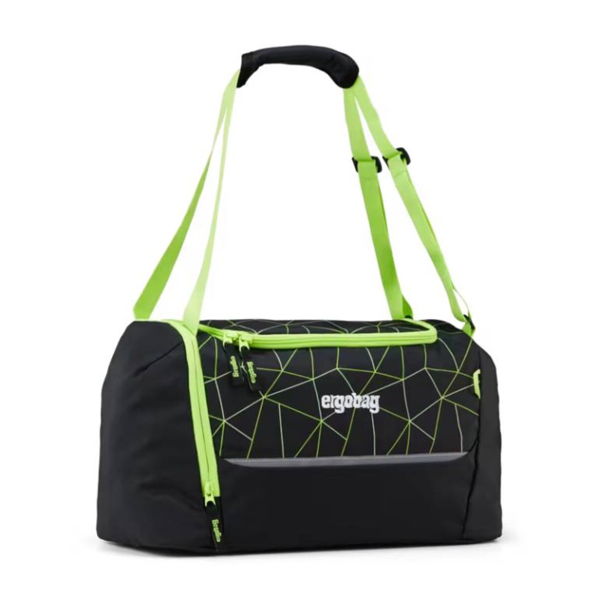ergobag Sporttasche CyBär Race schwarz grün 26,5 Liter 21 x 21 x 42 cm