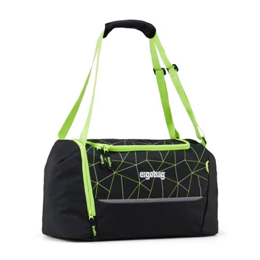 ergobag Sporttasche CyBär Race schwarz grün 26,5 Liter 21 x 21 x 42 cm