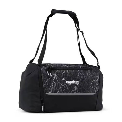 ergobag Sporttasche Super ReflektBär schwarz weiß 26,5 Liter 21 x 21 x 42 cm