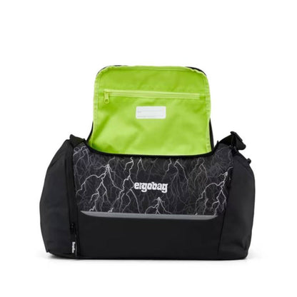 ergobag Sporttasche Super ReflektBär schwarz weiß 26,5 Liter 21 x 21 x 42 cm
