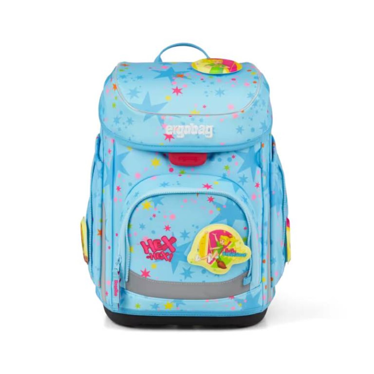 ergobag Cubo Set Schulranzen-Set Bärhext special edition 5-teilig Blau 19 Liter