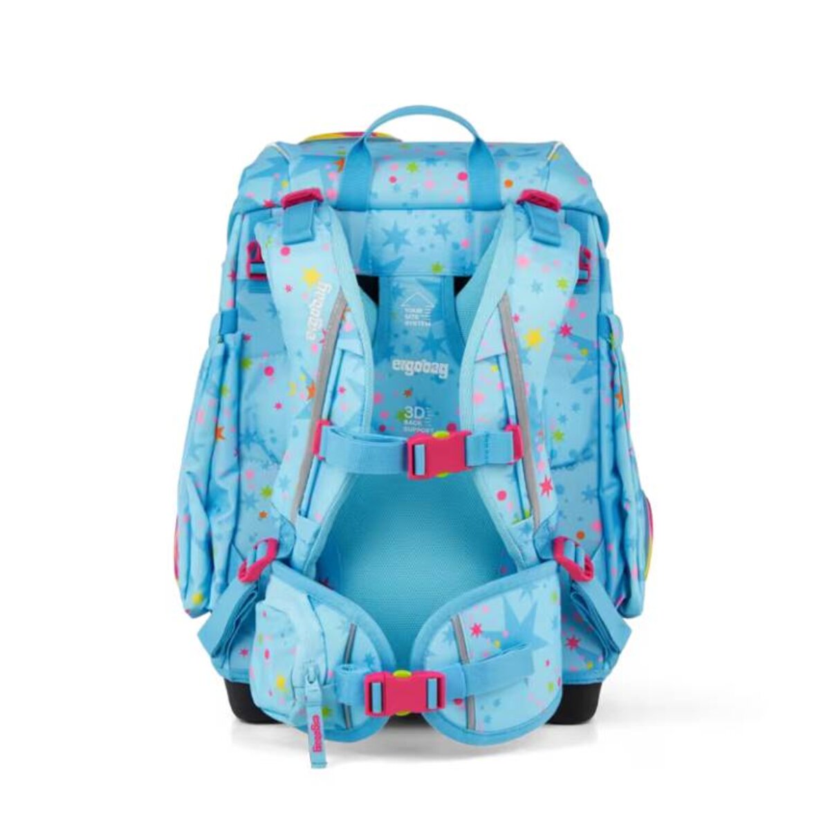 ergobag Cubo Set Schulranzen-Set Bärhext special edition 5-teilig Blau 19 Liter