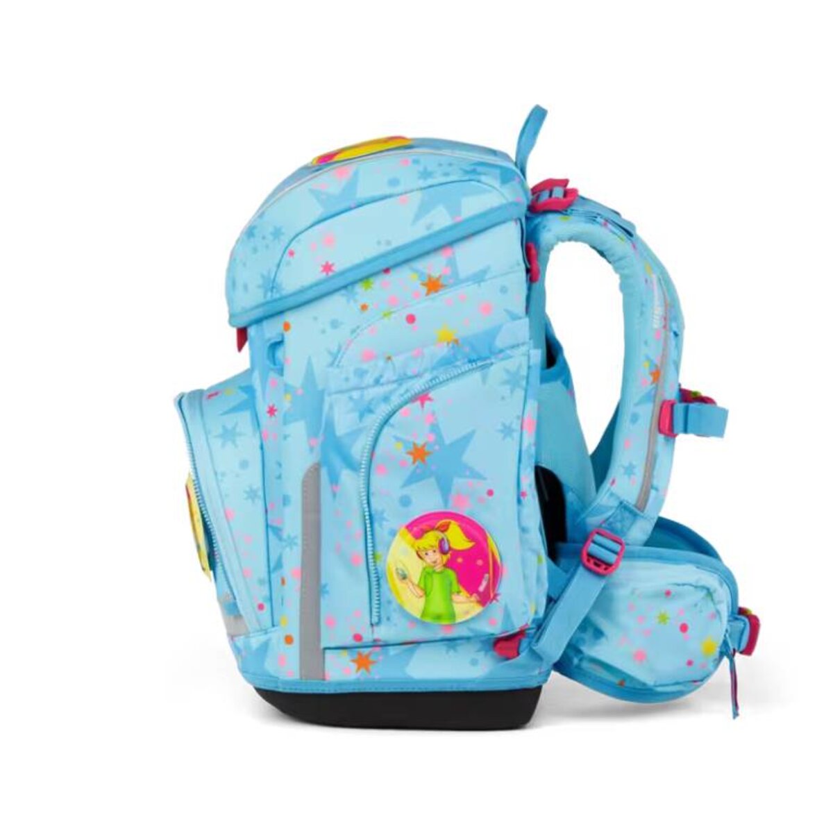 ergobag Cubo Set Schulranzen-Set Bärhext special edition 5-teilig Blau 19 Liter