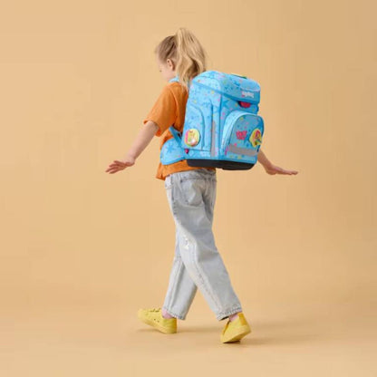 ergobag Cubo Set Schulranzen-Set Bärhext special edition 5-teilig Blau 19 Liter