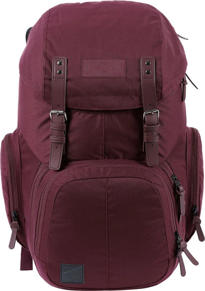 NITRO Freizeitrucksack mit Laptopfach Urban Collection Weekender weinrot