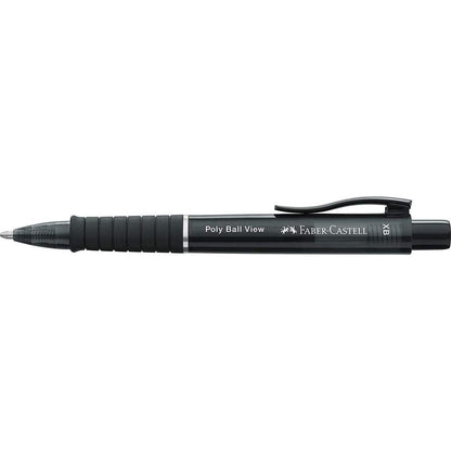 Faber-Castell Kugelschreiber Poly Ball View schwarz
