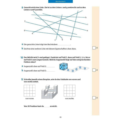 Hauschka Verlag Fit zum Übertritt - Mathematik 4. Klasse, A4-Heft