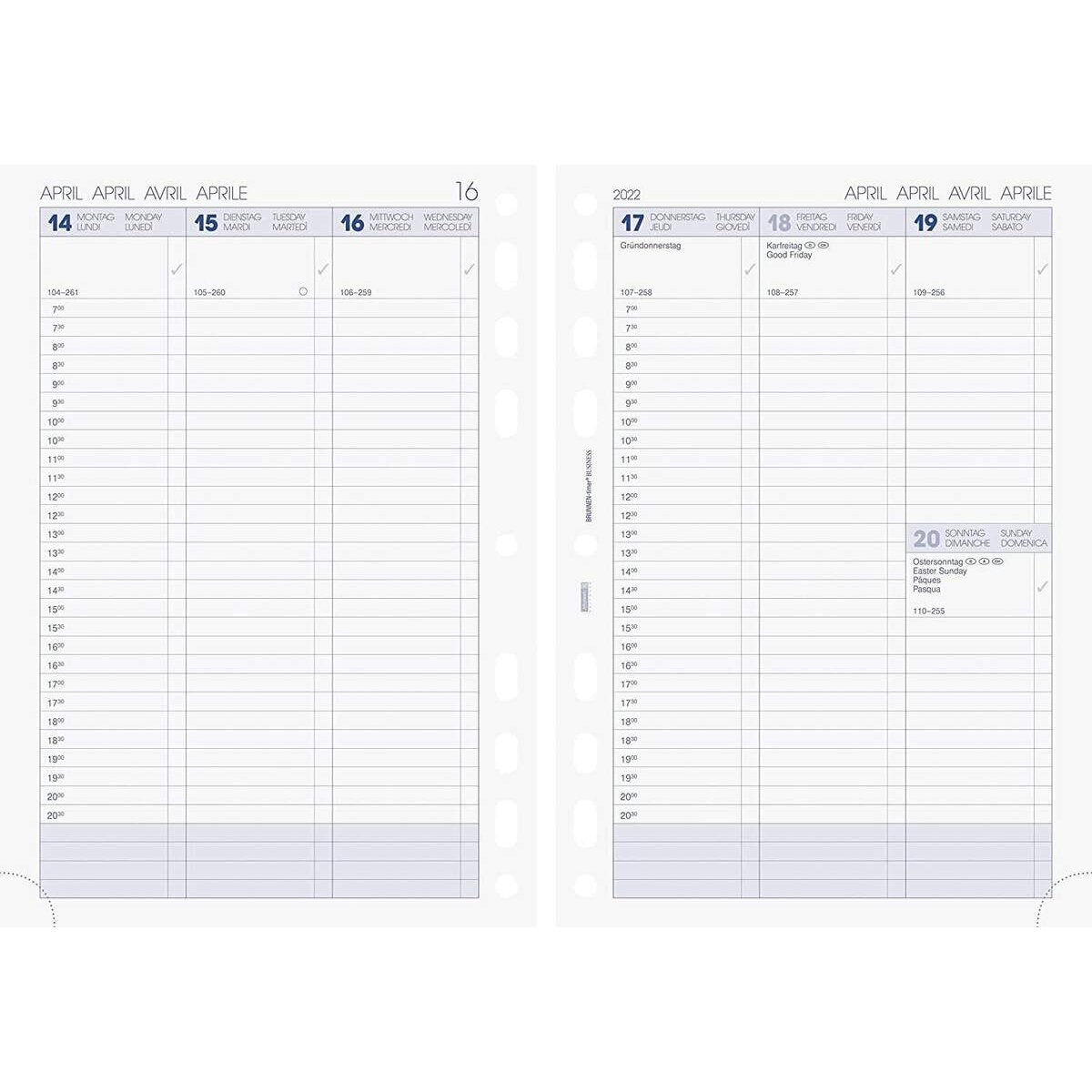 Glocken Dreimonatskalender 29 x 52 cm, 2022