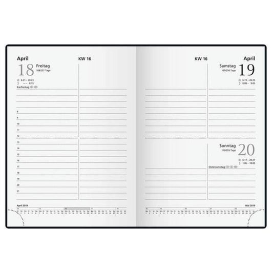 Glocken Kalender Taschenkalender 1S=1T 336 Seiten, 2019 sortiert