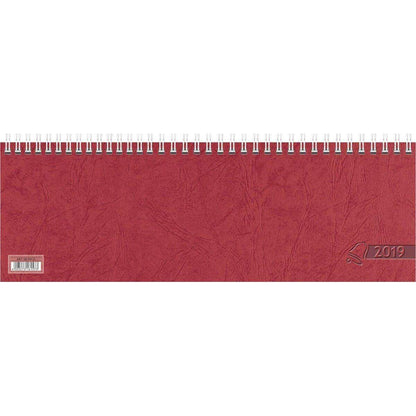 Glocken Querkalender rot, 297x100mm