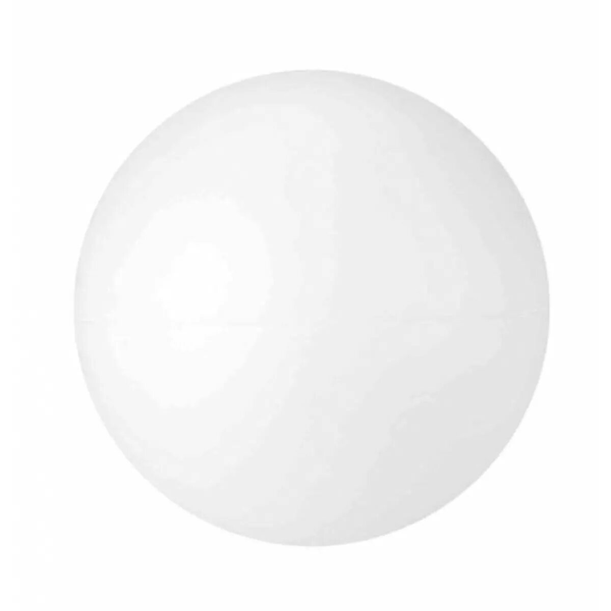 Glorex 1 Styroporkugel 25 cm teilbar weiß