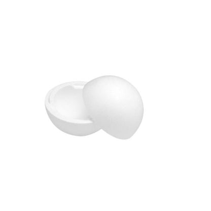 Glorex 1 Styroporkugel 25 cm teilbar weiß