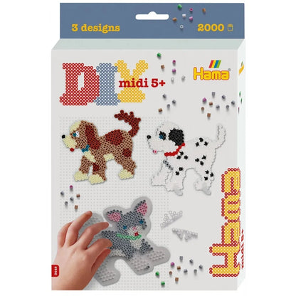 Hama Midi Bügelperlen Geschenkpackung - Hund und Katze