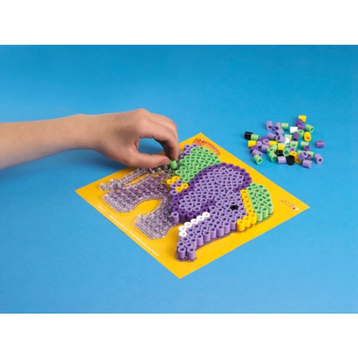 Hama Midi Bügelperlen, Weiß, ca. 1.000 Stück, Ø 5,0 mm