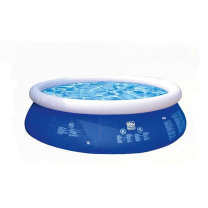 Happy People 77774 - Quick Up Pool 240 x 63 cm rund Blau