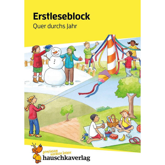 Hauschka Verlag Erstleseblock - Quer durchs Jahr, A5-Block