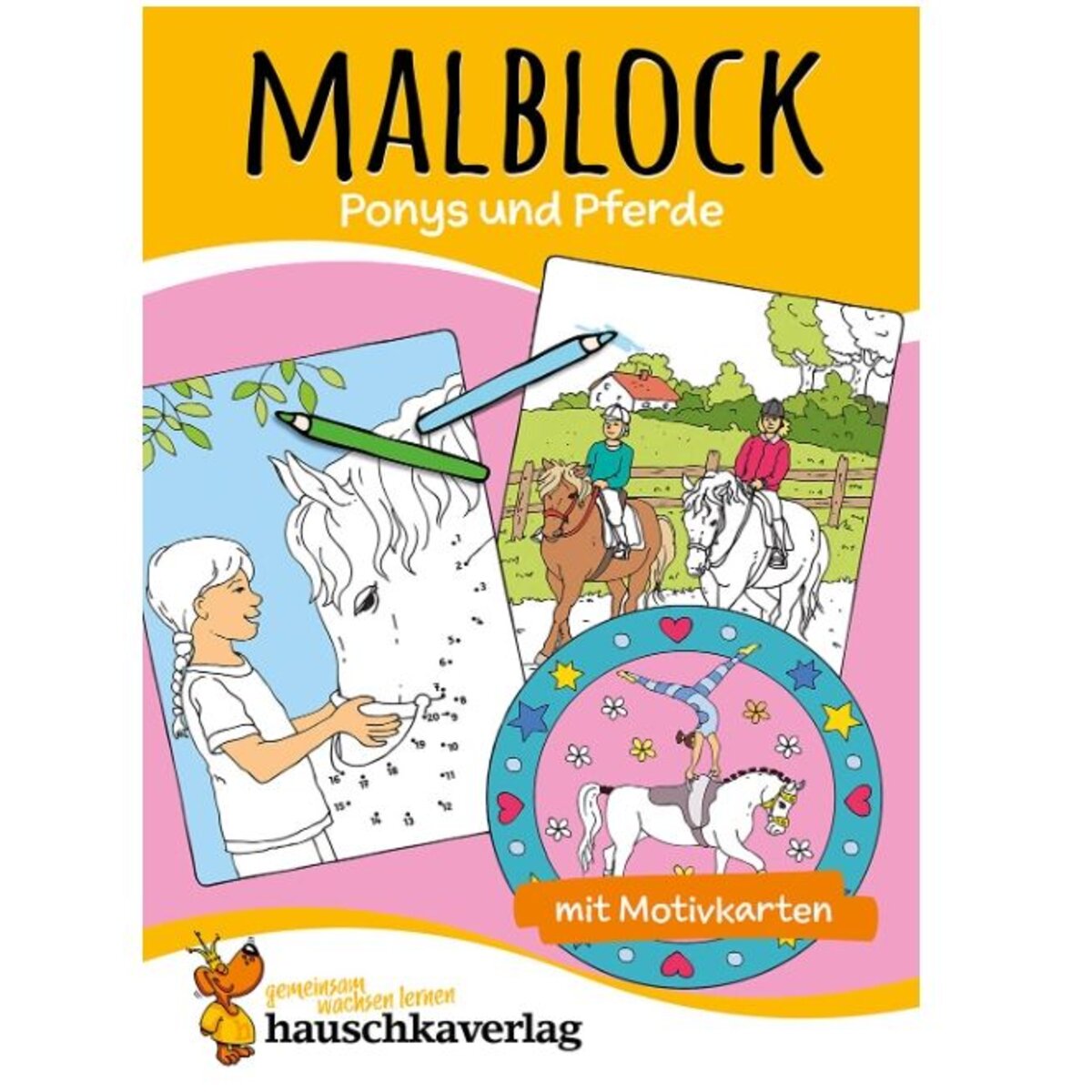 Hauschka Verlag Malblock Pferde