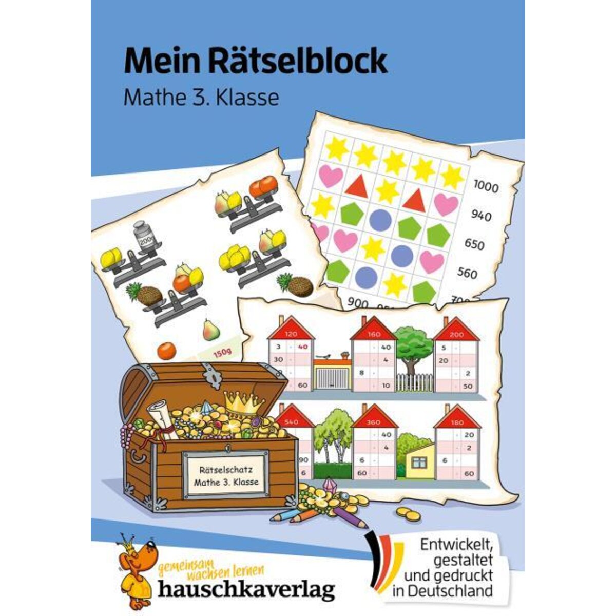 Hauschka Verlag Mein Rätselblock Mathematik 3. Klasse, Din A5