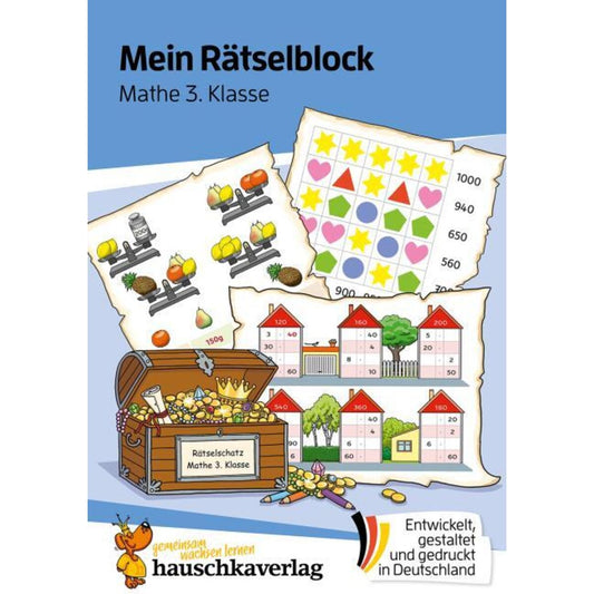 Hauschka Verlag Mein Rätselblock Mathematik 3. Klasse, Din A5
