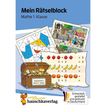 Hauschka Verlag Mein Rätselblock Mathematik 1. Klasse, DIN A5