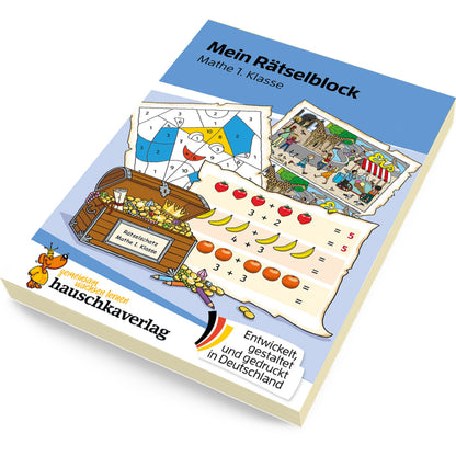 Hauschka Verlag Mein Rätselblock Mathematik 1. Klasse, DIN A5