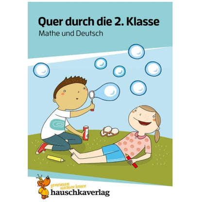 Hauschka Verlag Quer durch die 2. Klasse, Mathematik und Deutsch Übungsblock
