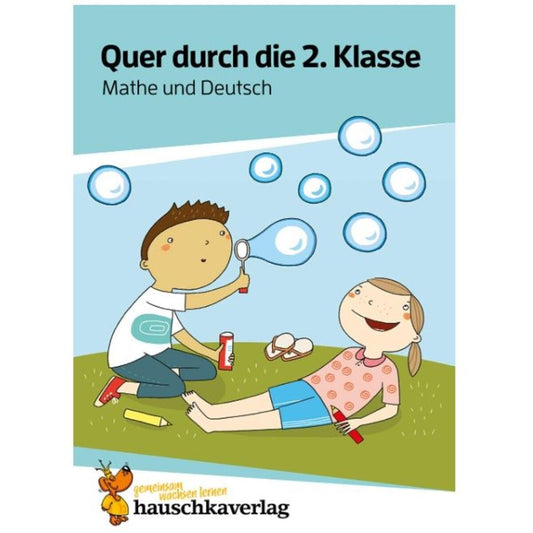 Hauschka Verlag Quer durch die 2. Klasse, Mathematik und Deutsch Übungsblock