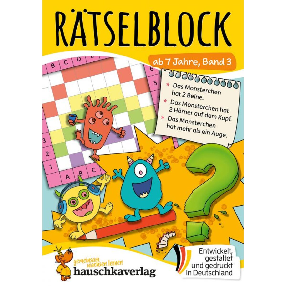 Hauschka Verlag Rätselblock ab 7 Jahre, Band 3