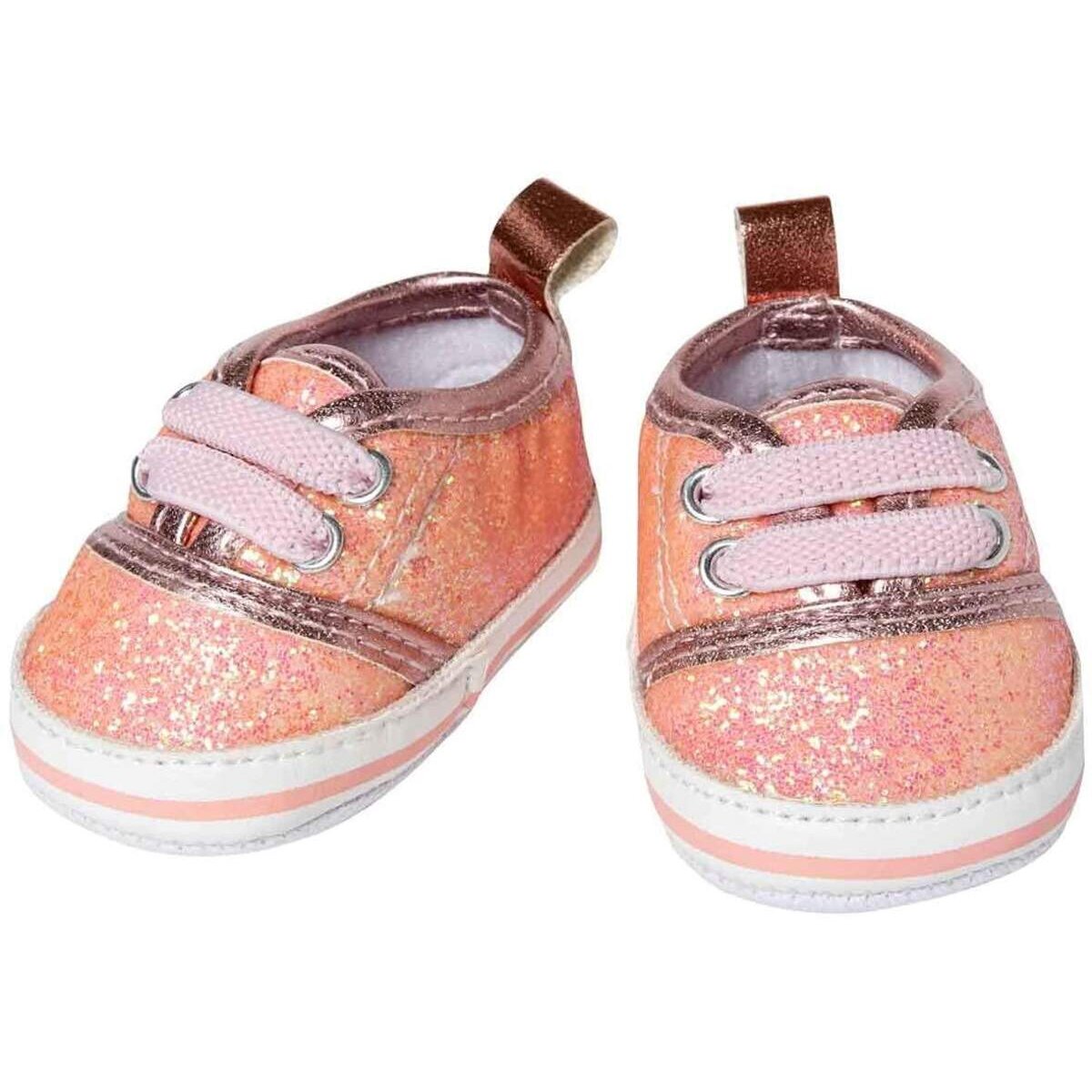 Heless Glitzer-Sneaker für Puppen, in Rosa, Größe 30 - 34 cm