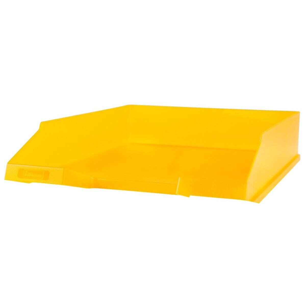 Idena Ablagekorb, 25,3 x 35 cm, DIN A4 - C4, stapelbar, transluzent, orange