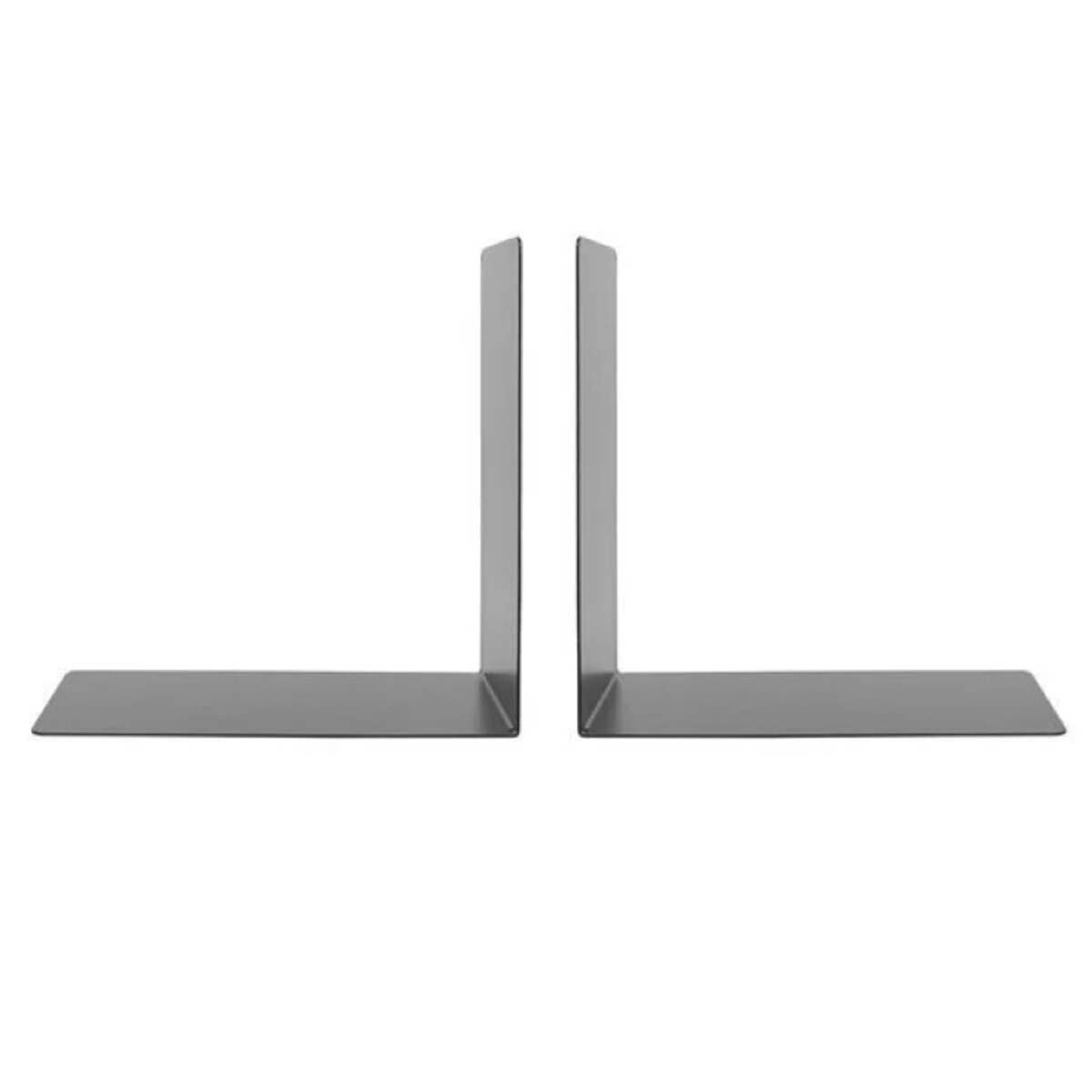 Idena Buchstützen Metall schwarz 14x14x8,5cm 4 Stück