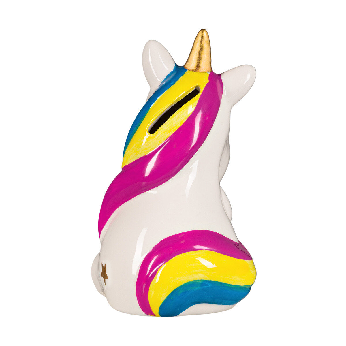 Idena Keramikspardose Einhorn 10,2 x 8,8 x 14,3 cm