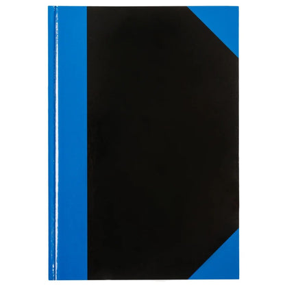 Idena Kladde, DIN A4, 96 Seiten, 70 g/m², liniert, Hardcover, blau/schwarz