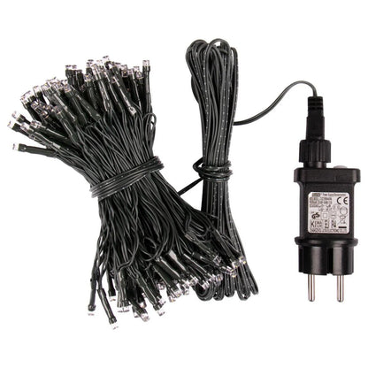 Idena LED Lichterkette 200er, bunt, innen und außen