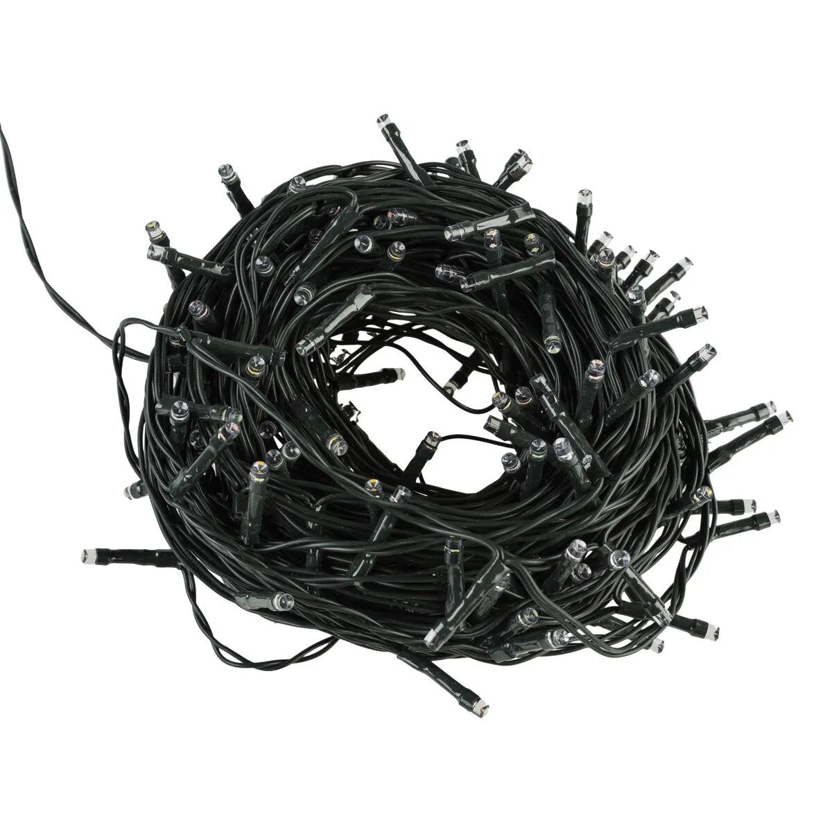 Idena LED Lichterkette 200er, bunt, innen und außen