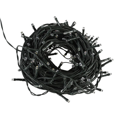 Idena LED Lichterkette 200er, bunt, innen und außen