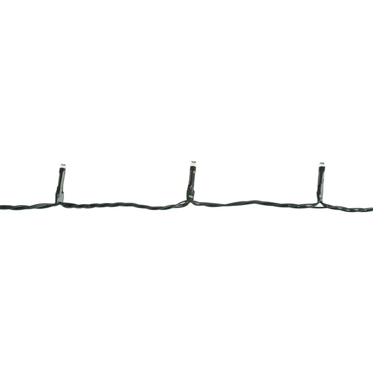 Idena LED Lichterkette 200er, bunt, innen und außen