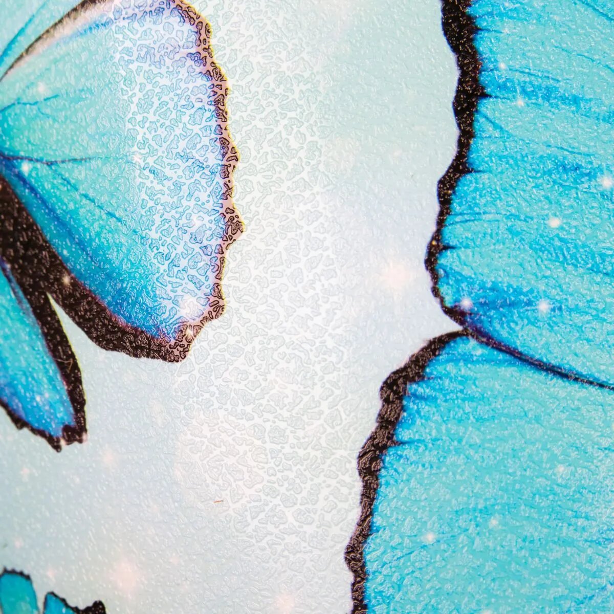 Idena Papierkorb, Schmetterling Motiv, 9 Liter, Kunststoff