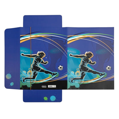 Idena Sammelmappe Fußball mit Gummizug 400g/m² DIN A3