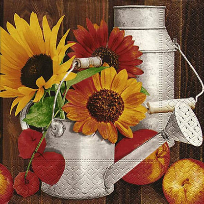 Idena Servietten Herbstmotive 33x33cm, 1 Packung, 6-fach sortiert