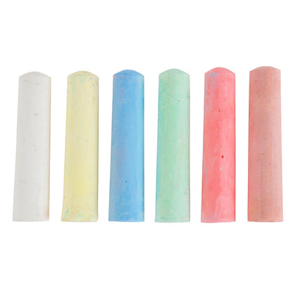 Idena Straßenmalkreide Jumbo, 6 Stangen, ca. 11 cm