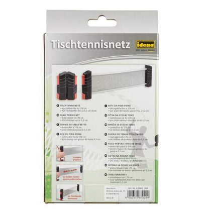 Idena Tischtennis-Netz ausziehbar bis 176 cm