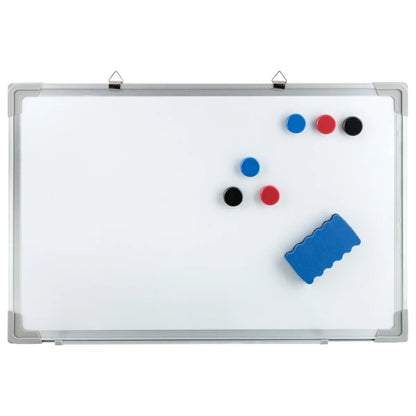 Idena Whiteboard Set, 40 x 60 cm, mit 6 Magneten & Schwamm