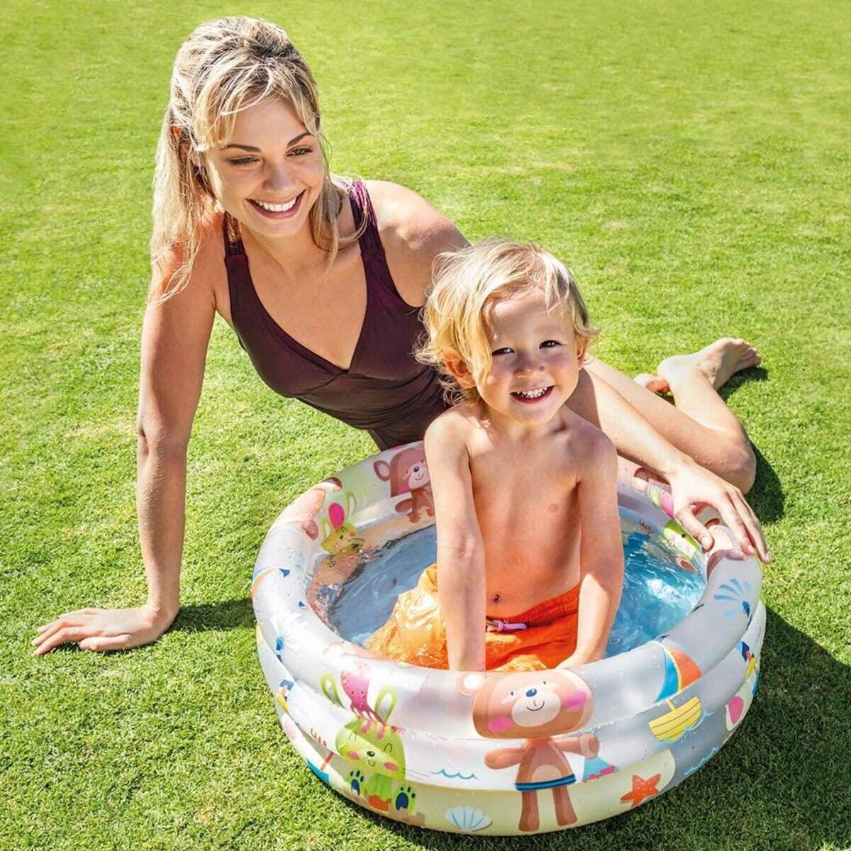 Intex Baby Pool 3 Ringe 61 x 22 cm, 1 Stück, sortiert