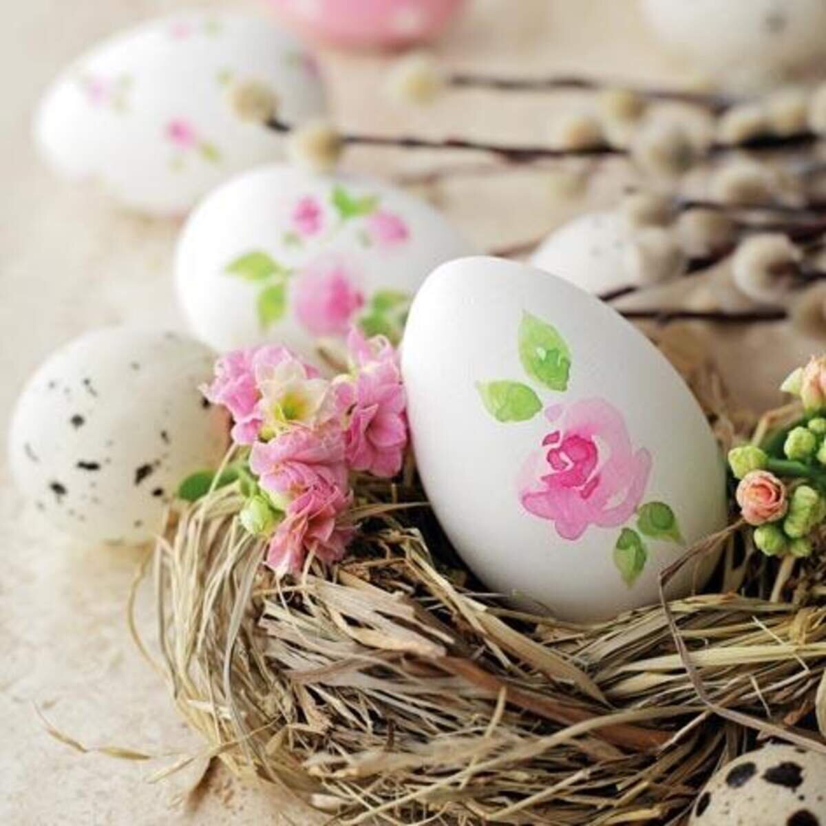 Jet Serviette Painted Easter Egg 33x33cm 3-lagig, 20 Stück