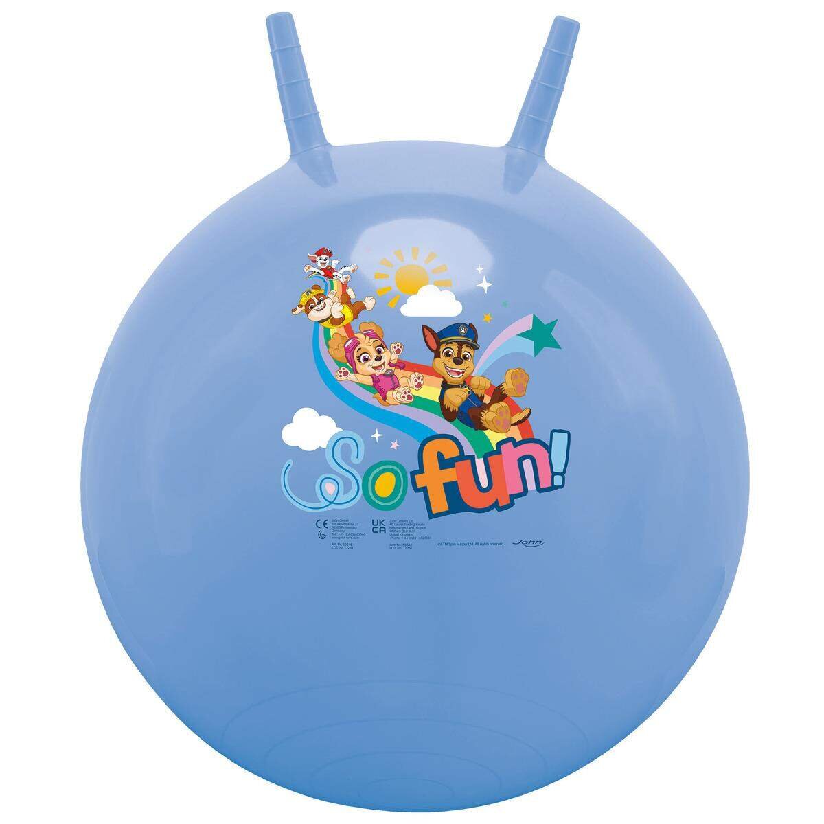 John Paw Patrol Sprungball blau, 45 cm