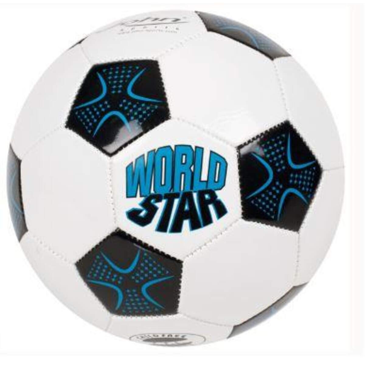 John Synthetik-Leder Fussball World-Star, 20cm, 280 300g, 1 Stück, 3-fach sortiert