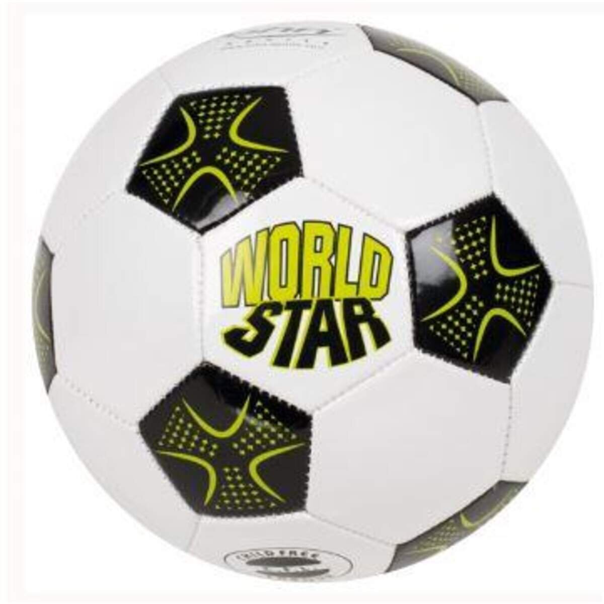 John Synthetik-Leder Fussball World-Star, 20cm, 280 300g, 1 Stück, 3-fach sortiert